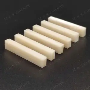 100% migliore qualità dei dadi e delle selle della vera chitarra ossea plettri per chitarra ossea per chitarra a ponte sbiancati e non sbiancati a prezzi economici