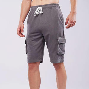 Pantalones cortos de uniforme de verano para hombre con logotipo personalizado, carga táctica de secado rápido para ropa informal al aire libre, estambre teñido liso - Product Image 5