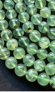 Prehnite naturelle lisse sphère boule perles rondes perles de pierres précieuses en vrac pour Bracelet fabrication de bijoux artisanat pour les femmes prix de gros - Product Image 5
