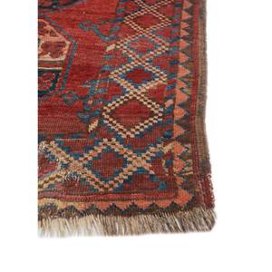 Tapis en laine noué à la main Aalam, motif géométrique abstrait rouge-orange, pour entrée de maison, rectangulaire 9x12 - Modèle Pae-5601 - Product Image 4