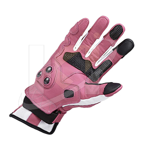 Nouveauté, gants de moto en cuir de vache véritable, respirants, à doigts entiers, antidérapants, gants de cyclisme de haute qualité - Product Image 5