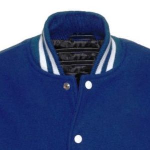 2025 descente bleu Baseball Varsity vestes avec couleurs personnalisées et Logos Letterman chaud Varsity veste pour unisexe - Product Image 3
