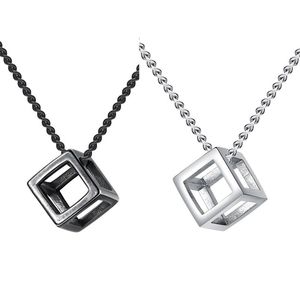 Longue chaîne en acier inoxydable alliage pendentif collier Hip Hop pour femmes hommes sur le cou mode bijoux accessoires saint valentin - Product Image 5