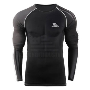 Gimnasio Fitness Ropa Nueva llegada Hombres Rash Guard Precio barato Diseño personalizado Rash Guard para hombres - Product Image 1