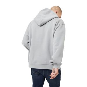 Sweat à capuche oversize pour homme, 80% coton, 20% polyester, épaules tombantes, encolure croisée, ourlet côtelé, poignets côtelés, style élégant et décontracté - Product Image 6