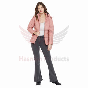 Vente chaude femmes longue parka d'hiver Logo personnalisé bouffant veste manteau avec fourrure décoration oie veste femmes en plein air essentiels - Product Image 5