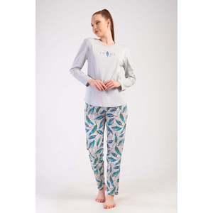 Conjunto de Pijama KADIN P.SUPREM XXL con Cuello Redondo y Manga Larga, Diseño Ovalado - TAS - TAS - Product Image 1
