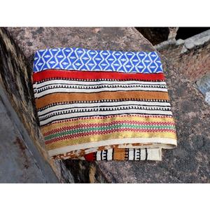 Bufanda de verano con estampado de bloque de mano de algodón para mujer india, cubierta de pecho de Bikini, Sarong, cuello, envoltura para la cabeza, Pareo, suave, transpirable para adultos - Product Image 6