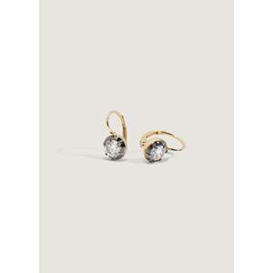 Rosette Black Rhodium Round Diamond <b>Earrings</b> - Product Image 1