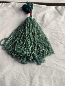 Cuentas Redondas de Piedra Verde Pulida de Alta Calidad de 4 Quilates para la Fabricación de Joyas - Cuentas Sueltas de Sunita Gems Modelo B27 Precios al por Mayor - Product Image 4