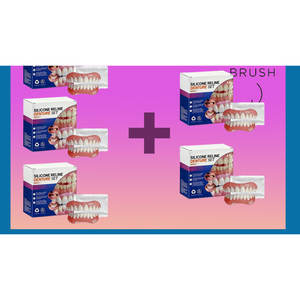 ชุดฟันปลอมซิลิโคนนุ่ม ซ่อมแซมรอยยิ้มทันที ให้ความสบายในการดูแลช่องปาก ผลิตจากเรซินและพลาสติก - Product Image 2