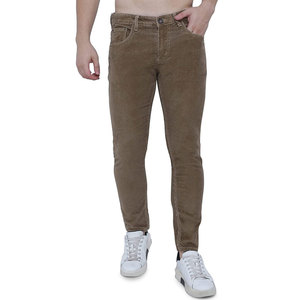 Gran oferta, pantalones de pana Cargo de peso medio para hombre, pantalones casuales de patrón recto más vendidos con bolsillos, cintura media de invierno - Product Image 4