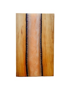 Planche de service à fromage multifonctionnelle pour cuisine moderne 2024 dernière planche à découper en bois et en résine Offre Spéciale - Product Image 1