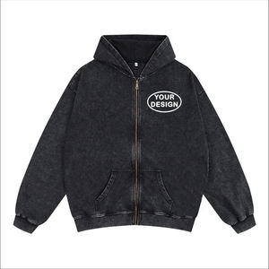 Conjunto de Sudadera con Capucha y Pantalones de Lana Teñida con Cera Personalizada Glory, Impresión de Logotipo Personalizado, Bordado, Estilo Retro Lavado, Conjunto Urbano - Product Image 6