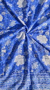 Donne pareo pareo 100% cotone floreale Kalamkari Batik indiano Hand Block Print costumi da bagno Sarong e Cover-up, (1014 CM X 180 CM) - Product Image 6