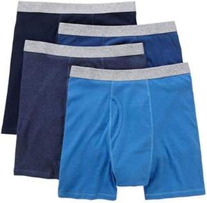 Calzoncillos bóxer de algodón tejido personalizado, transpirables, ecológicos, sin costuras, de tiro medio, para hombre, ropa interior profesional para adultos, ODM - Product Image 3