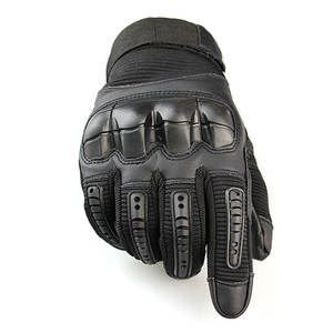 Cómodos guantes de carreras de motos de dedo completo para deportes Guantes de moto de cuero de alta calidad para exteriores - Product Image 1