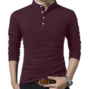 Polo de manga larga para hombre con logotipo personalizado de alta calidad 2023, camiseta de moda para niños, camisetas de manga larga, Maju Industry, soporte OEM - Product Image 6