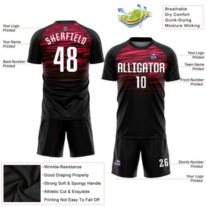 Maillot de Football 2025-2026 Hommes Personnalisé Club Rétro Maillot de Football de Football avec Logo Sublimation Authentique Uniforme de Football - Product Image 3