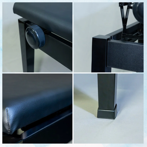 Tabouret de Piano Pliant à Hauteur Réglable Conception Commerciale Durable Pièces Électriques Simples Petit Accessoire Moderne Instruments de Musique - Product Image 3