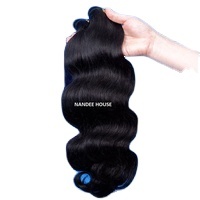 Cheveux humains vierges bruts non traités en vrac, cheveux indiens Remy, 16 pouces, lisses et soyeux, ondulés, naturels, en vrac, extensions de cheveux en gros