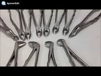 Ensemble d'instruments chirurgicaux dentaires réutilisables en acier inoxydable FD-5012 FIDA INTERNATIONAL, forceps d'extraction dentaire manuels, certifiés CE