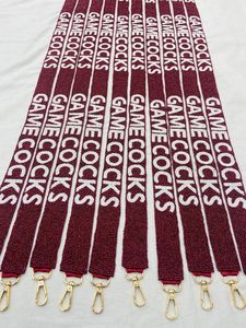 กระเป๋าลูกปัดเม็ดคริสต์มาสสีแดงสีขาวสีเขียวสายคล้องมือเกล็ดหิมะลูกปัดแบบปักสำหรับเป็นของขวัญคริสต์มาส - Product Image 6