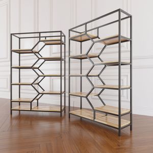 Étagère à livres en bois pour la décoration du salon (100x30x160cm) - Product Image 3