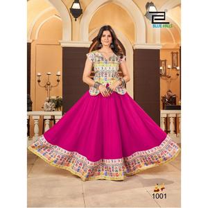 Premium Quality Party Wear Lehenga Choli Exclusive Indian Ethnic Wear Heavy Mirror And Thread Work <b>Lengha</b> Set For Party Wear - Product Image 1