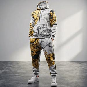 Survêtements personnalisés en molleton respirant à séchage rapide, couleur unie, avec cordon de serrage, taille plus, unisexe pour adultes - Product Image 5