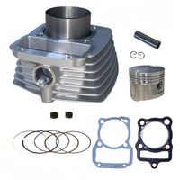 Kit de Cilindro Compatible con CG150, Kit Completo de Bloque de Cilindro y Pistón para Motocicletas, Accesorios para Moto, Suministro de Alta Resistencia