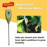 Testeur d'humidité numérique du sol Rapitech, plastique vert et métal, 26 cm, modèle ME023