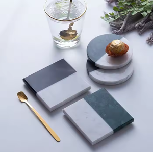 Posavasos de mármol Decoración de mesa Posavasos Fabricante de India Posavasos blanco de alta calidad Precio más bajo - Product Image 6