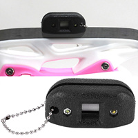 6.5*3cm patins de Hockey sur glace affûtage de lame en acier inoxydable Double face sable Portable affûteur de patin outils de meulage réglables