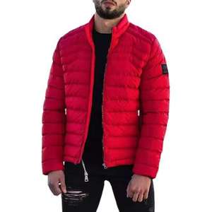 Chaqueta acolchada personalizada para hombre, Abrigo con capucha, chaqueta ligera de invierno, calidad ultraligera, abrigo calefactable, soporte fino - Product Image 1