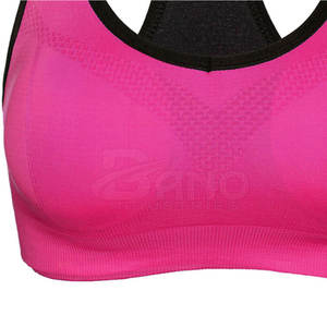 Sujetador deportivo de alta calidad para mujer, ropa deportiva de poliéster Spandex, talla XL, patrón estampado hecho en Pakistán - Product Image 6