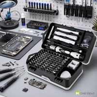 Kit de tournevis 115-en-1 en acier au chrome-vanadium pour démontage et réparation de montres, ordinateurs et téléphones – Le best-seller