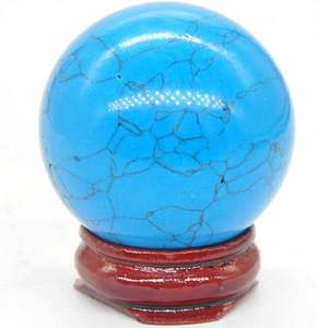 Bola de piedras preciosas Tourquish Esfera Piedra preciosa curativa de la India - Product Image 1