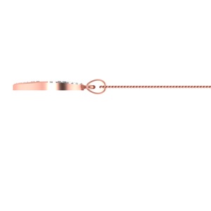 สร้อยคอจี้ตัวอักษร O-ตัวอักษรทันสมัยสง่างามสำหรับผู้หญิงมีสไตล์14K จี้รูปตัวอักษรสีโรสโกลด์เสน่ห์ที่สมบูรณ์แบบและของขวัญที่มีเสน่ห์ - Product Image 5