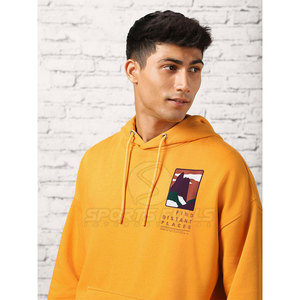 Sudadera con capucha de lana mezclada de algodón informal de invierno para hombre de moda con diseño de impresión digital transpirable - Product Image 5