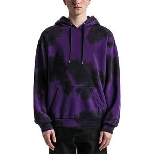 เสื้อฮู้ดแบบสวมหัวผ้าสแปนเด็กซ์ใส่ได้ทั้งชายและหญิงคอตตอนเทอร์รี่มัดย้อมคอเสื้อมีฮู้ดสีทึบกันลมให้ความอบอุ่นเป็นมิตรกับสิ่งแวดล้อม - Product Image 1