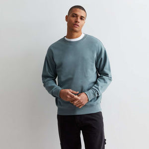 Sudadera de Terry Francés de Gran Tamaño, Jersey Vintage con Bolsillo de Canguro, Apliques Bordados, Boxy, Recortada, Hombro Caído - Product Image 1