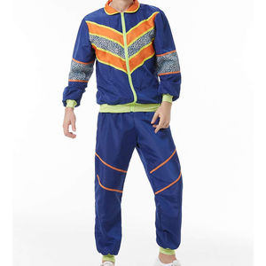 ชุดกันลมของผู้ชายชุดวอร์มสีล้วนของผู้ชายชุดกันลมแห้งเร็ววัสดุระบายอากาศ - Product Image 6