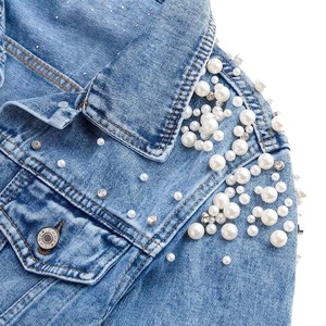 Chaqueta vaquera de moda más nueva para mujer, ropa de primavera y otoño, Chaquetas vaqueras para mujer - Product Image 3