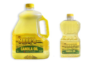 Vente en gros d'huile de colza biologique 100% naturelle bouteille en plastique huile de canola huile de colza pour la cuisson et l'assaisonnement