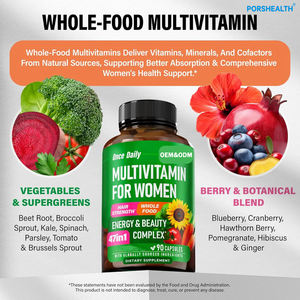 Capsules de multivitamines et minéraux à haute concentration personnalisées OEM/ODM - Soutien immunitaire et formule nutritionnelle complète pour hommes - Product Image 3