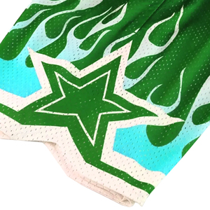 2025 pantalones cortos de baloncesto Unisex personalizados 100% malla de poliéster transpirable de secado rápido impreso impresión Digital OEM dos bolsillos para uso en equipo - Product Image 3