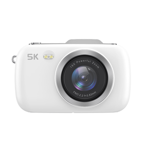 กล้องดิจิตอลสำหรับนักเรียน พร้อมเซ็นเซอร์วิดีโอ CMOS 5K ซูม 18 เท่า หน้าจอ LCD HD ขนาด 2.8 นิ้ว ไฟ LED เติมแสง รองรับ SD การ์ด โฟกัสอัตโนมัติ - Product Image 3