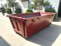Offre Spéciale 6m empilable Marrell Bin Conteneurs à sauter Poubelles de recyclage Bennes à ordures pour le stockage des déchets Bennes à ordures de recyclage en métal et acier