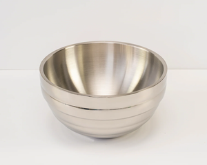 Tazones de Acero Inoxidable Pulido de Doble Pared Directo de Fábrica, Rendimiento Profesional de Cocina, Necesidades Comerciales de Comedor, Lujo - Product Image 2